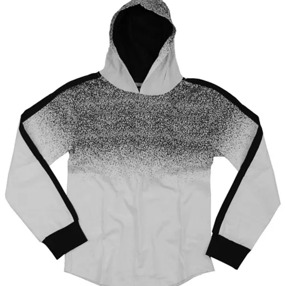 Big boys Cortez spray paint jersey pullover hoody